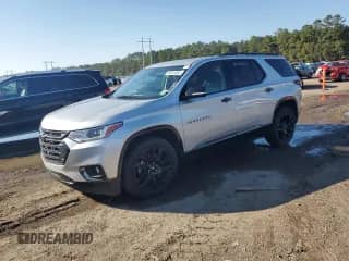2018 Chevrolet Traverse Premier z VIN 1GNERKKWXJJ258747, wystawiony jako Copart lot #90310655 z przebiegiem 166 706 mil mil oraz Czysty tytuł • Clean title. Historia ofert i sprzedaży dostępna na DreamBid. Obrazek 1.