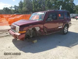 2008 Jeep Commander Limited with VIN 1J8HG58N68C210620, listed as a Copart auction lot 55267725 with 217,005 mi miles and Salvage title. Bid and sale history available at DreamBid. Image 1.