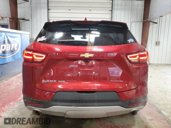 2024 Chevrolet Blazer LT with VIN 3GNKBJRS7RS153873, listed as a Copart auction lot 45945605 with 11,653 mi miles and Salvage title. Bid and sale history available at DreamBid. Image 6.