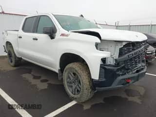 2022 Chevrolet Silverado 1500 Custom Trail Boss z VIN 3GCPYCEK3NG147175, wystawiony jako IAAI lot #38760584 z przebiegiem 9 256 mil mil oraz . Historia ofert i sprzedaży dostępna na DreamBid. Obrazek 1.