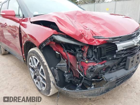 2024 Chevrolet Blazer RS with VIN 3GNKBKRS1RS219856, listed as a IAAI auction lot 41646667 with 11,947 mi miles and . Bid and sale history available at DreamBid. Image 6.