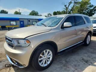 2014 Dodge Durango SXT with VIN 1C4RDHAG2EC405384, listed as a Copart auction lot 80491295 with Not provided miles and Salvage title. Bid and sale history available at DreamBid. Image 1.