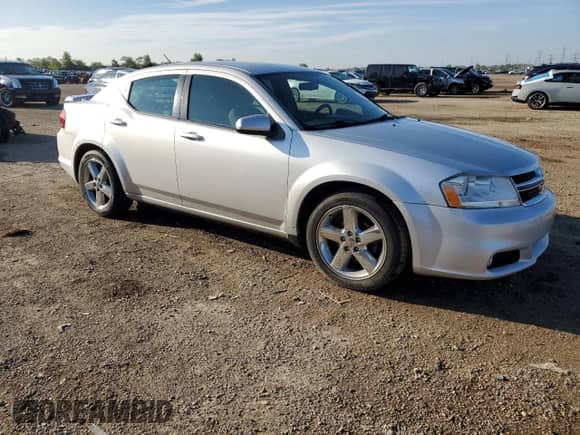 2012 Dodge Avenger SXT Plus with VIN 1C3CDZEG9CN222298, listed as a Copart auction lot 71292635 with 146,601 mi miles and Salvage title. Bid and sale history available at DreamBid. Image 4.