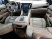 2018 Cadillac Escalade ESV Platinum with VIN 1GYS4KKJ6JR121041, listed as a Copart auction lot 70495245 with 109,042 mi miles and Salvage title. Bid and sale history available at DreamBid. Image 8.