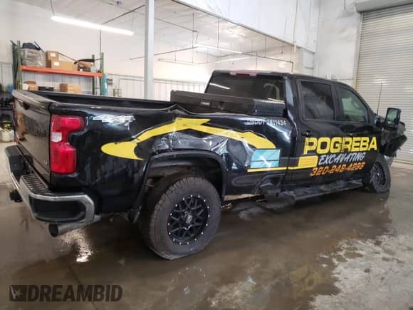 2024 Chevrolet Silverado 3500HD LT с VIN 1GC4YTEY6RF101886, выставлен на аукционе Copart как лот 71634544 с пробегом 47 224 миль миль и Списание • Salvage title. История ставок и продаж доступна на DreamBid. Изображение 3.