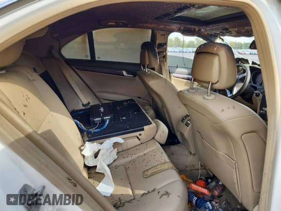 2014 Mercedes-Benz C 300 Sport with VIN WDDGF8AB7ER325152, listed as a Copart auction lot 85700335 with Not provided miles and Non repairable. Bid and sale history available at DreamBid. Image 10.
