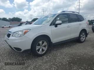 2014 Subaru Forester Limited z VIN JF2SJAHC5EH506704, wystawiony jako Copart lot #63712635 z przebiegiem 138 526 mil mil oraz Szkoda całkowita • Salvage title. Historia ofert i sprzedaży dostępna na DreamBid. Obrazek 1.