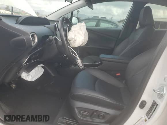 2021 Toyota Prius XLE with VIN JTDKAMFP1M3190154, listed as a Copart auction lot 86314715 with 46,502 mi miles and Salvage title. Bid and sale history available at DreamBid. Image 7.