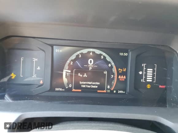 2024 Toyota Tacoma SR5 with VIN 3TMLB5JNXRM054298, listed as a Copart auction lot 66528135 with 5,976 mi miles and Salvage title. Bid and sale history available at DreamBid. Image 9.