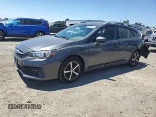 2020 Subaru Impreza Premium with VIN 4S3GTAV62L3732626, listed as a Copart auction lot 66662875 with 59,777 mi miles and Salvage title. Bid and sale history available at DreamBid. Image 1.