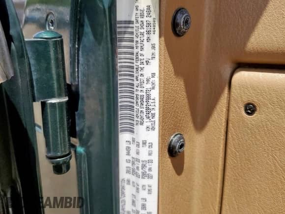 2000 Jeep Wrangler SE with VIN 1J4FA29P2YP800721, listed as a Copart auction lot 67490145 with 128,182 mi miles and Clean title. Bid and sale history available at DreamBid. Image 12.