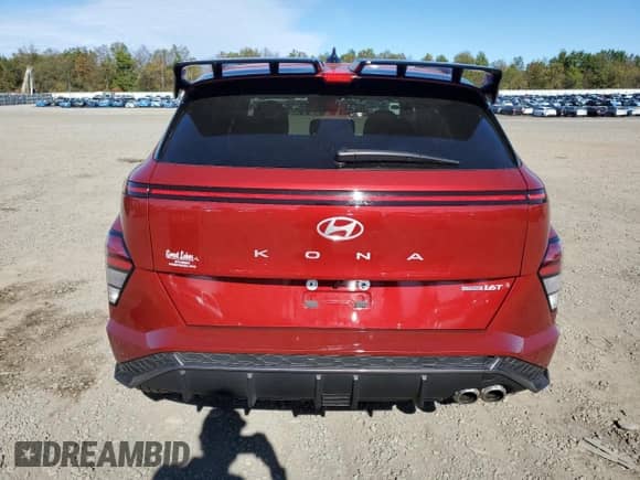 2024 Hyundai Kona N Line с VIN KM8HACA39RU085884, выставлен на аукционе Copart как лот 87096945 с пробегом 15 765 миль миль и Чистый • Clean title. История ставок и продаж доступна на DreamBid. Изображение 6.