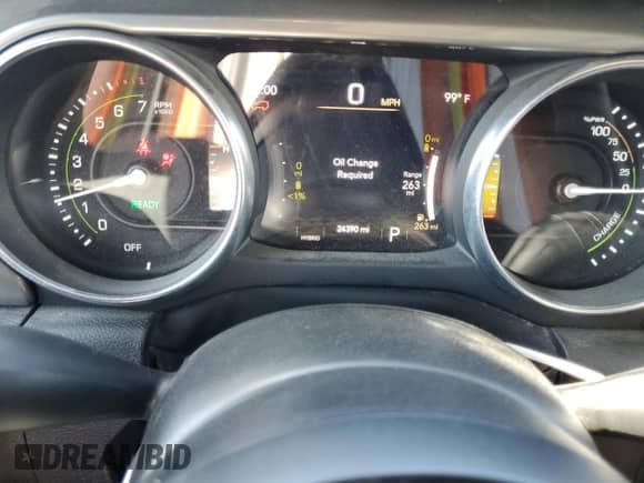 2023 Jeep Wrangler with VIN 1C4JJXN69PW628928, listed as a Copart auction lot 70861335 with 24,390 mi miles and Non repairable. Bid and sale history available at DreamBid. Image 9.