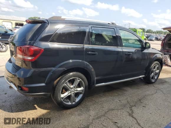2017 Dodge Journey Crossroad with VIN 3C4PDCGB4HT706561, listed as a Copart auction lot 68523365 with 114,842 mi miles and Salvage title. Bid and sale history available at DreamBid. Image 3.