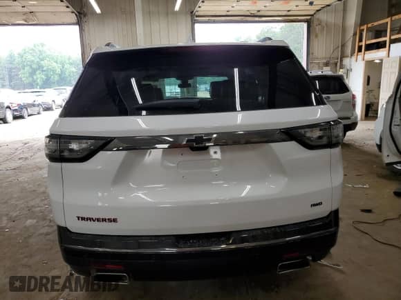 2021 Chevrolet Traverse Premier with VIN 1GNEVKKW6MJ156247, listed as a Copart auction lot 60360505 with 66,182 mi miles and Salvage title. Bid and sale history available at DreamBid. Image 6.