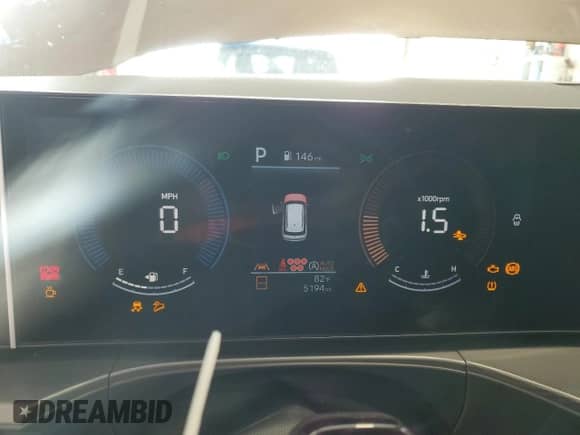 2025 Hyundai Santa Fe XRT with VIN 5NMP3DGL2SH125419, listed as a Copart auction lot 67094925 with 5,194 mi miles and Salvage title. Bid and sale history available at DreamBid. Image 9.