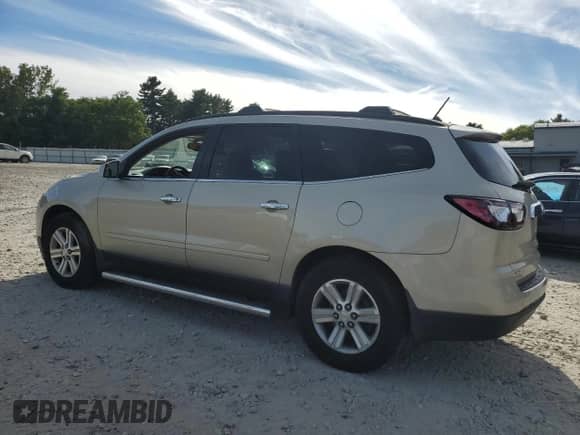 2013 Chevrolet Traverse LT z VIN 1GNKVJKDXDJ103451, wystawiony jako Copart lot #84201015 z przebiegiem 101 103 mil mil oraz Czysty tytuł • Clean title. Historia ofert i sprzedaży dostępna na DreamBid. Obrazek 2.