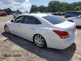 2013 Hyundai Equus Signature z VIN KMHGH4JH6DU071703, wystawiony jako Copart lot #62747795 z przebiegiem 140 584 mil mil oraz Szkoda całkowita • Salvage title. Historia ofert i sprzedaży dostępna na DreamBid. Obrazek 2.