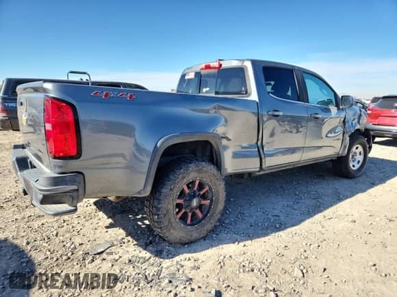 2019 Chevrolet Colorado 4WD LT with VIN 1GCGTCEN6K1198091, listed as a Copart auction lot 90348725 with 22,509 mi miles and Clean title. Bid and sale history available at DreamBid. Image 3.