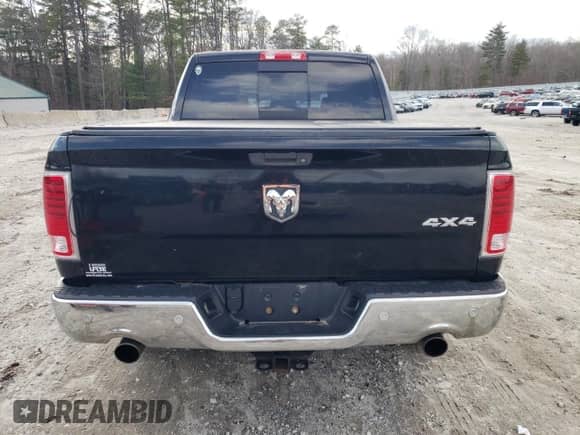 2017 Ram 1500 Laramie with VIN 1C6RR7NM9HS873058, listed as a Copart auction lot 49815555 with 143,741 mi miles and Salvage title. Bid and sale history available at DreamBid. Image 6.