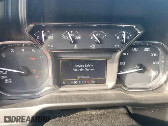 2019 GMC Sierra 1500 Elevation with VIN 1GTR9CED3KZ333088, listed as a Copart auction lot 65340535 with 121,079 mi miles and Salvage title. Bid and sale history available at DreamBid. Image 9.