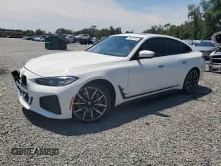 2023 BMW i4 eDrive40 with VIN WBY73AW04PFN68356, listed as a Copart auction lot 70497945 with 28,545 mi miles and Non repairable. Bid and sale history available at DreamBid. Image 1.