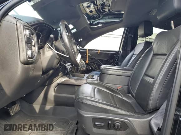 2021 GMC Sierra 1500 Denali with VIN 3GTP8FET6MG280800, listed as a Copart auction lot 89313195 with 115,173 mi miles and Salvage title. Bid and sale history available at DreamBid. Image 7.