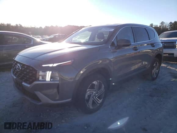 2021 Hyundai Santa Fe SE with VIN 5NMS1DAJ0MH317481, listed as a Copart auction lot 67045351 with 21,843 mi miles and . Bid and sale history available at DreamBid. Image 2.