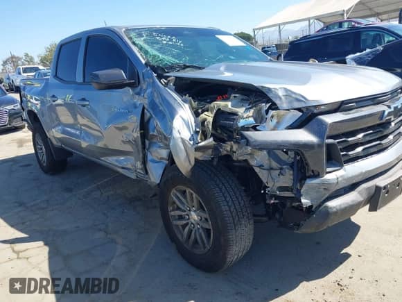 2025 Chevrolet Colorado 2WD LT with VIN 1GCPSCEK7S1148034, listed as a IAAI auction lot 43133848 with 7,199 mi miles and . Bid and sale history available at DreamBid. Image 1.