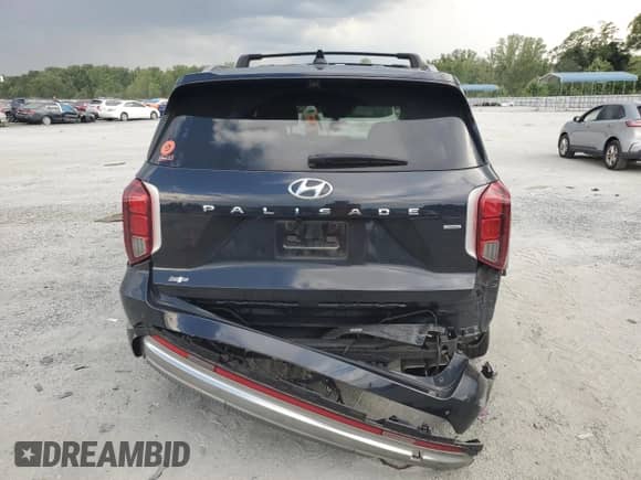 2024 Hyundai Palisade Calligraphy with VIN KM8R7DGE2RU655483, listed as a Copart auction lot 67091995 with 82,959 mi miles and Salvage title. Bid and sale history available at DreamBid. Image 6.