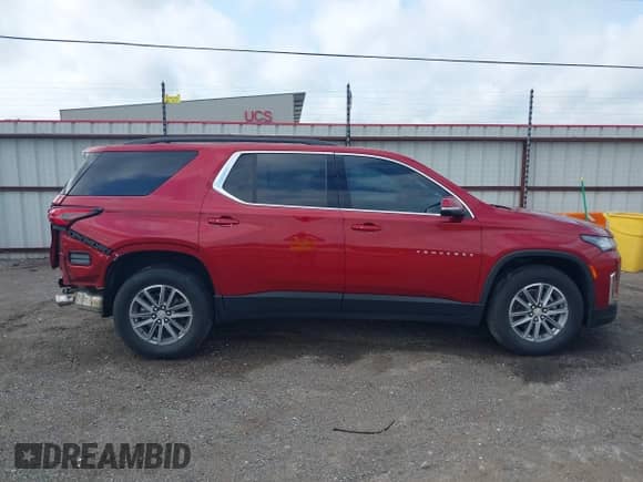 2023 Chevrolet Traverse LT with VIN 1GNERHKW9PJ203184, listed as a IAAI auction lot 42136338 with 43,396 mi miles and . Bid and sale history available at DreamBid. Image 14.