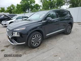 2023 Hyundai Santa Fe SEL Premium with VIN 5NMS3DA19PH019803, listed as a Copart auction lot 57580525 with 75,946 mi miles and Salvage title. Bid and sale history available at DreamBid. Image 1.