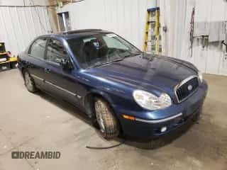 2002 Hyundai Sonata GLS with VIN KMHWF35H22A640633, listed as a Copart auction lot 87263985 with 159,610 mi miles and Non repairable. Bid and sale history available at DreamBid. Image 4.