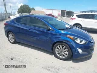 2015 Hyundai Elantra SE z VIN 5NPDH4AEXFH633516, wystawiony jako IAAI lot #43054705 z przebiegiem 104 836 mil mil oraz . Historia ofert i sprzedaży dostępna na DreamBid. Obrazek 1.