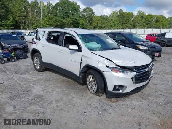 2018 Chevrolet Traverse LT Cloth with VIN 1GNERGKW5JJ232022, listed as a IAAI auction lot 42977703 with 108,073 mi miles and . Bid and sale history available at DreamBid. Image 1.