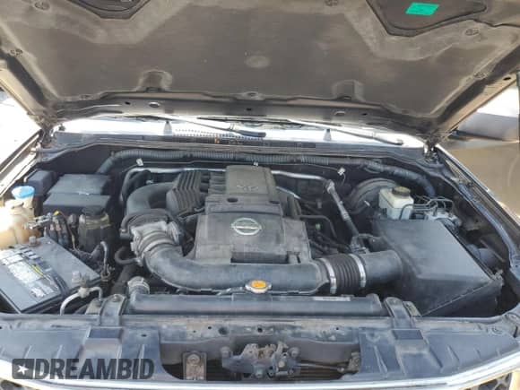 2008 Nissan Frontier SE with VIN 1N6AD06U38C447643, listed as a Copart auction lot 53454635 with 148,452 mi miles and Salvage title. Bid and sale history available at DreamBid. Image 11.