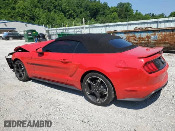 2020 Ford Mustang GT Premium с VIN 1FATP8FF8L5156643, выставлен на аукционе Copart как лот 62220835 с пробегом Не указан миль и Списание • Salvage title. История ставок и продаж доступна на DreamBid. Изображение 2.