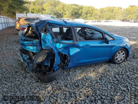 2012 Ford Fiesta SE with VIN 3FADP4EJXCM155748, listed as a Copart auction lot 80088485 with 185,865 mi miles and Salvage title. Bid and sale history available at DreamBid. Image 3.