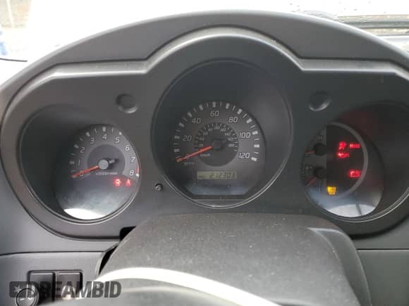 2003 Nissan Frontier XE with VIN 1N6ED29Y43C414977, listed as a Copart auction lot 43938595 with 212,303 mi miles and Salvage title. Bid and sale history available at DreamBid. Image 9.