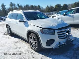 2024 Mercedes-Benz GLS 450 z VIN 4JGFF5KE1RB037358, wystawiony jako IAAI lot #41334345 z przebiegiem 16 064 mil mil oraz . Historia ofert i sprzedaży dostępna na DreamBid. Obrazek 1.