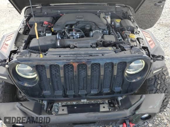 2021 Jeep Wrangler Unlimited Willys с VIN 1C4HJXDGXMW557596, выставлен на аукционе Copart как лот 66014645 с пробегом 75 456 миль миль и На запчасти • Non repairable. История ставок и продаж доступна на DreamBid. Изображение 12.