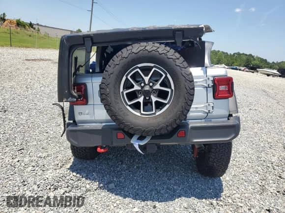 2024 Jeep Wrangler Rubicon with VIN 1C4PJXFG6RW263774, listed as a Copart auction lot 57766925 with 19,429 mi miles and Non repairable. Bid and sale history available at DreamBid. Image 6.