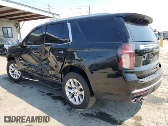 2021 Chevrolet Tahoe Premier с VIN 1GNSKSKD3MR226699, выставлен на аукционе Copart как лот 68201435 с пробегом 97 551 миль миль и Списание • Salvage title. История ставок и продаж доступна на DreamBid. Изображение 2.