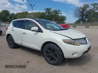 2009 Nissan Murano LE with VIN JN8AZ18WX9W150785, listed as a IAAI auction lot 43208707 with 161,124 mi miles and . Bid and sale history available at DreamBid. Image 1.