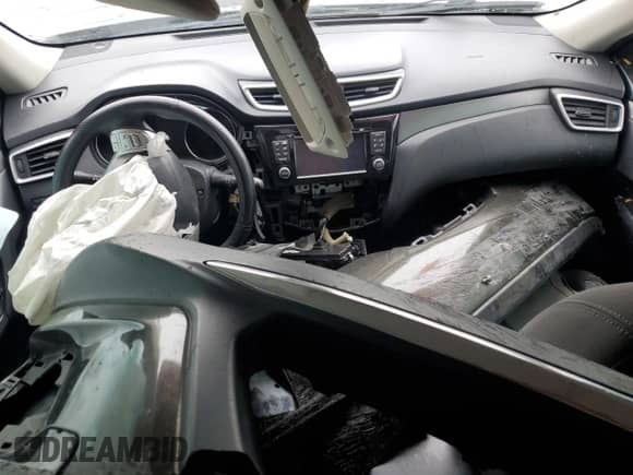 2016 Nissan Rogue SV with VIN KNMAT2MT7GP640638, listed as a Copart auction lot 61145035 with Not provided miles and Salvage title. Bid and sale history available at DreamBid. Image 8.