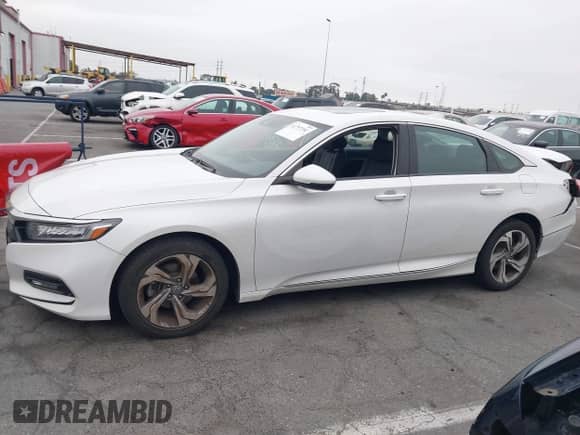 2020 Honda Accord EX-L with VIN 1HGCV1F50LA019672, listed as a IAAI auction lot 42757181 with 122,607 mi miles and . Bid and sale history available at DreamBid. Image 14.