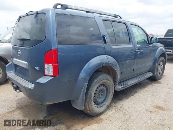 2007 Nissan Pathfinder SE with VIN 5N1AR18W37C618619, listed as a IAAI auction lot 42511316 with 202,675 mi miles and . Bid and sale history available at DreamBid. Image 4.