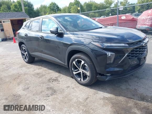 2024 Chevrolet Trax 1RS with VIN KL77LGE29RC168026, listed as a IAAI auction lot 43122390 with 22,617 mi miles and . Bid and sale history available at DreamBid. Image 1.