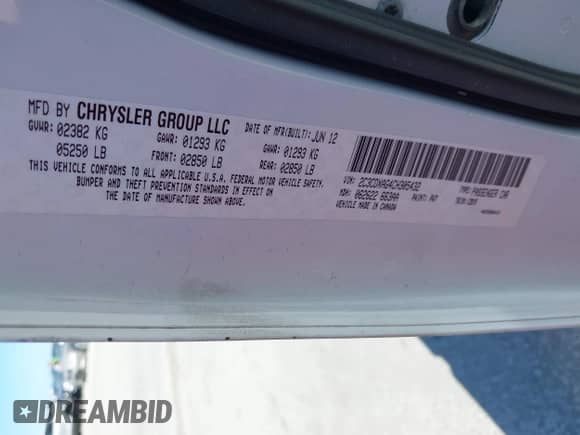 2012 Dodge Charger Police с VIN 2C3CDXAG4CH305432, выставлен на аукционе IAAI как лот 43140869 с пробегом 139 742 миль миль и . История ставок и продаж доступна на DreamBid. Изображение 9.