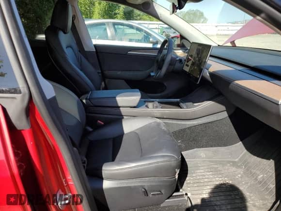 2023 Tesla Model Y Long Range with VIN 7SAYGDEE7PF901505, listed as a Copart auction lot 53897164 with 6,623 mi miles and Salvage title. Bid and sale history available at DreamBid. Image 7.